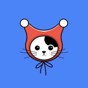 삐에로 모자 고양이