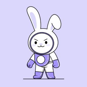 토끼 우주인 캐릭터