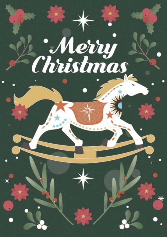 목마 크릭스마스 배경