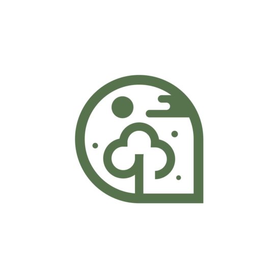 자연 쉼표 로고