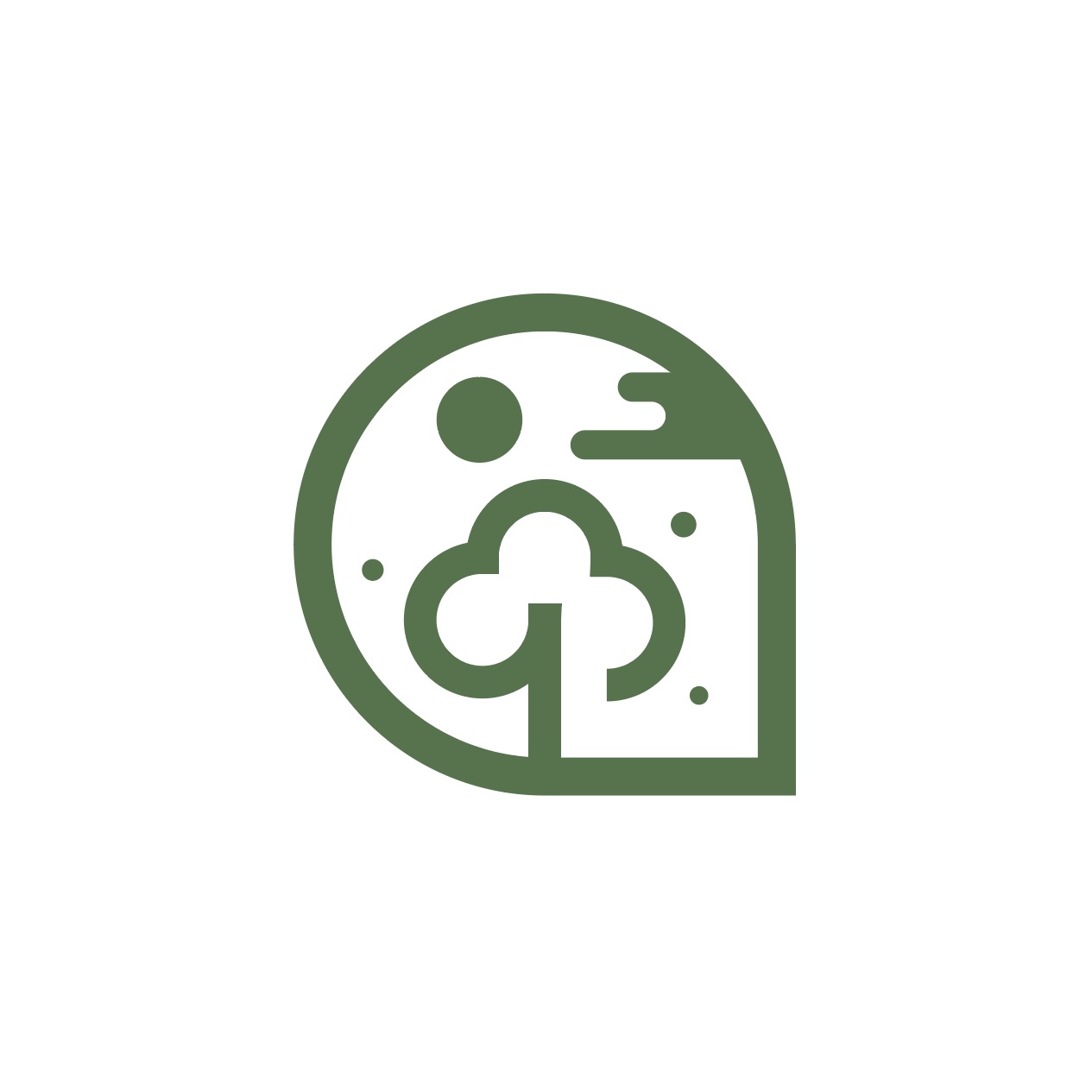 자연 쉼표 로고