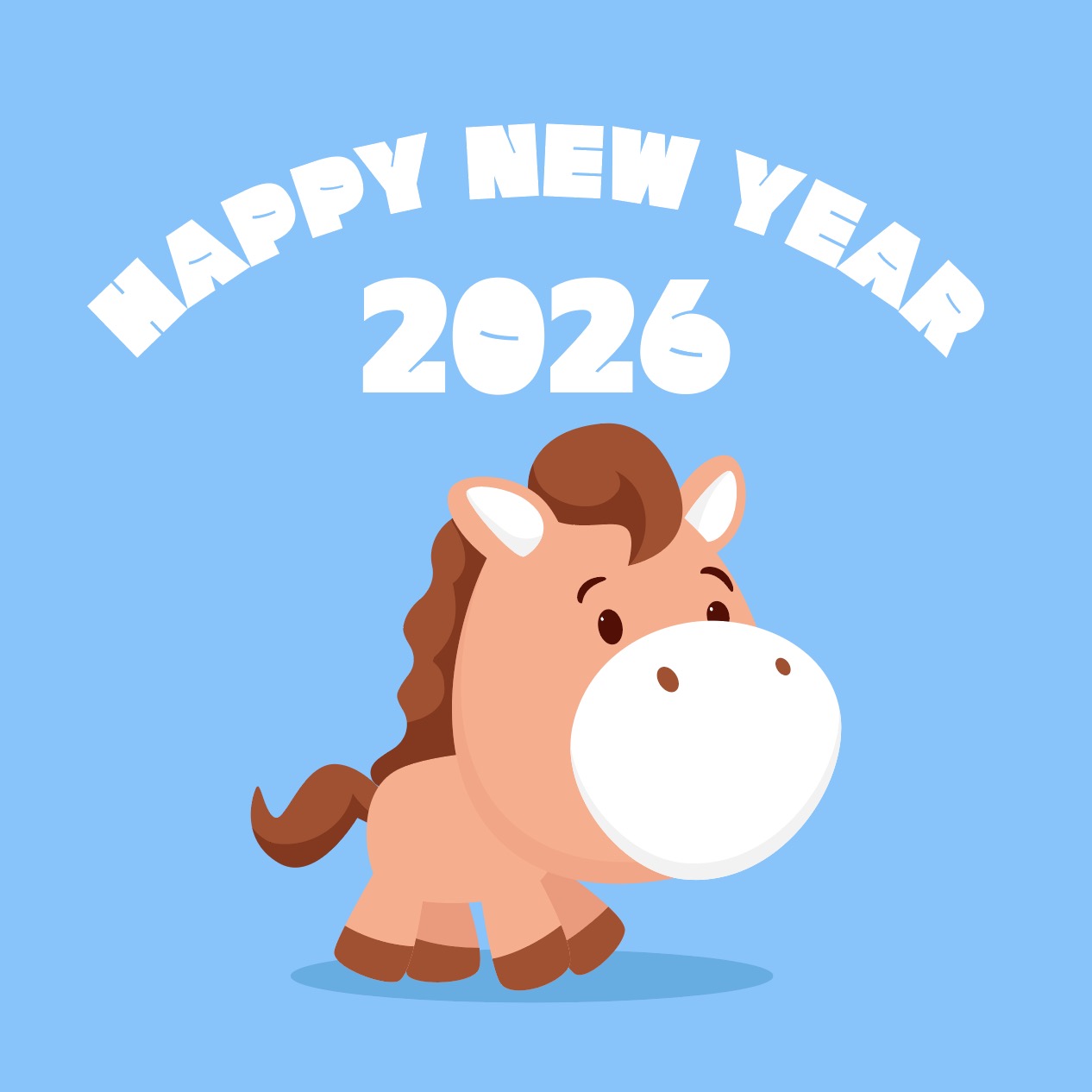 2026년 병오년 붉은말