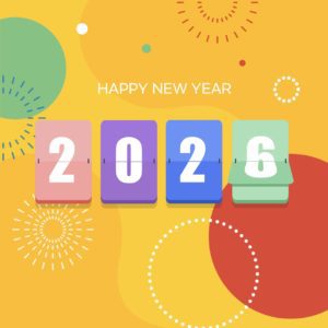 2026년 병오년 플립시계 일러스트 다운로드 할 수 있는 ai 벡터 이미지입니다- 어반브러시