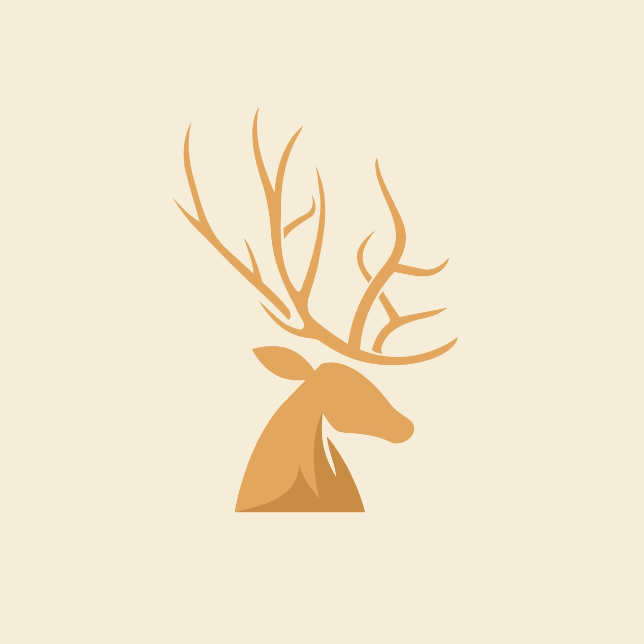 사슴 뿔 로고