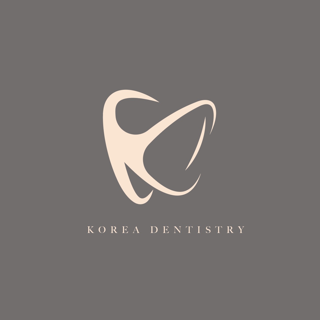 Download the luxurious K Dental typography logo design illustration