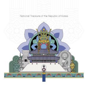 대한민국 국보 일러스트 백터 다운로드 할 수 있는 ai 벡터 이미지입니다- 어반브러시