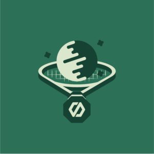 우주 테니스 브랜딩 로고 다운로드 할 수 있는 ai 벡터 이미지입니다- 어반브러시