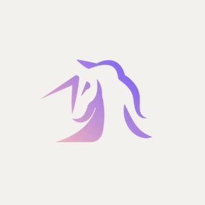 유니콘 캐릭터 로고 일러스트 다운로드 할 수 있는 ai 벡터 이미지입니다- 어반브러시