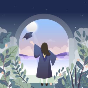 졸업 새출발 일러스트 백터 다운로드 할 수 있는 ai 벡터 이미지입니다- 어반브러시