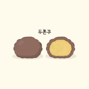 두바이 쫀득 쿠키 두쫀쿠 다운로드 할 수 있는 ai 벡터 이미지입니다- 어반브러시
