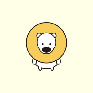강아지 도넛 튜브 캐릭터 다운로드 할 수 있는 ai 벡터 이미지입니다- 어반브러시
