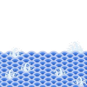 전통 파도 바다 배경 다운로드 할 수 있는 ai 벡터 이미지입니다- 어반브러시