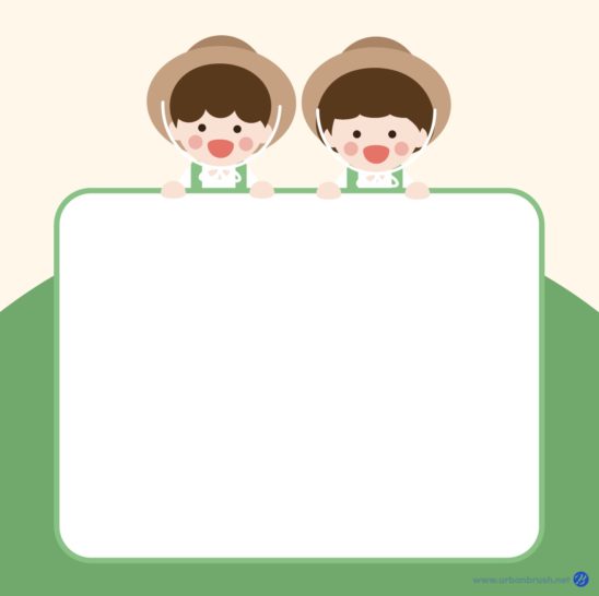 어린이 야외활동 소풍 공지 다운로드 할 수 있는 ai 벡터 이미지입니다- 어반브러시
