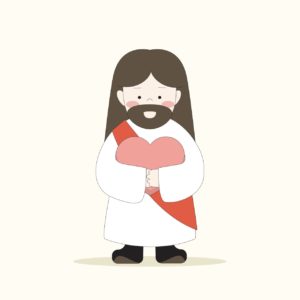 예수님 사랑 기독교 일러스트 다운로드 할 수 있는 ai 벡터 이미지입니다- 어반브러시