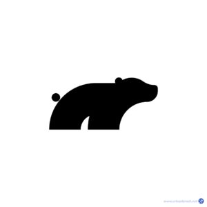 곰 북극곰 실루엣 로고 다운로드 할 수 있는 ai 벡터 이미지입니다- 어반브러시