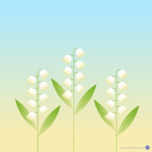 은방울 꽃 일러스트 벡터 다운로드 할 수 있는 ai 벡터 이미지입니다- 어반브러시