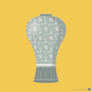 고려청자 도자기 문화재 일러스트 다운로드 할 수 있는 ai 벡터 이미지입니다- 어반브러시