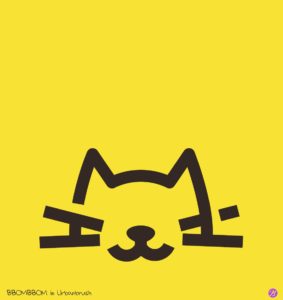 고양이 얼굴 카드 일러스트 다운로드 할 수 있는 ai 벡터 이미지입니다- 어반브러시