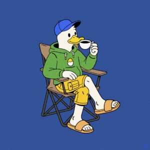 오리 커피 캐릭터 일러스트 다운로드 할 수 있는 ai 벡터 이미지입니다- 어반브러시