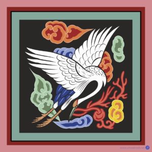 한국 전통 사찰 운학도 다운로드 할 수 있는 ai 벡터 이미지입니다- 어반브러시