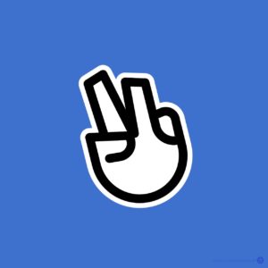손가락 브이 일러스트 벡터 다운로드 할 수 있는 ai 벡터 이미지입니다- 어반브러시