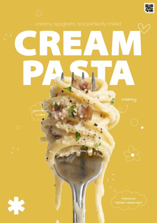 스파게티 식당 메뉴 포스터 다운로드 할 수 있는 ai 벡터 이미지입니다- 어반브러시