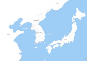 한국과 주변국가 일본, 중국, 다운로드 할 수 있는 ai 벡터 이미지입니다- 어반브러시