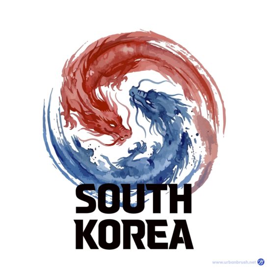 태극마크 용 일러스트 벡터 다운로드 할 수 있는 ai 벡터 이미지입니다- 어반브러시