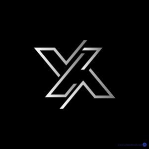 X 라인 로고 디자인 다운로드 할 수 있는 ai 벡터 이미지입니다- 어반브러시