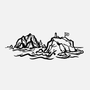 독도 캘리그라피 그림 일러스트 다운로드 할 수 있는 ai 벡터 이미지입니다- 어반브러시