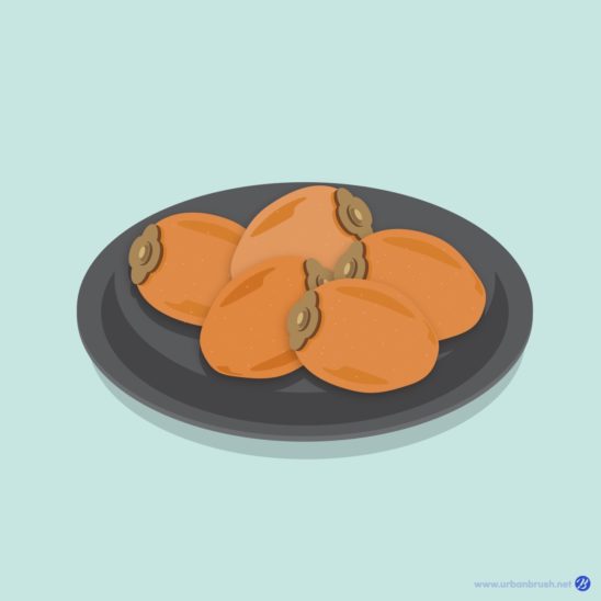 곶감 일러스트 벡터 다운로드 다운로드 할 수 있는 ai 벡터 이미지입니다- 어반브러시