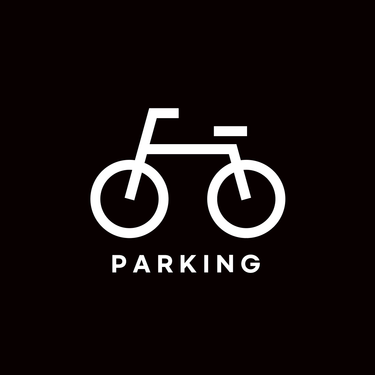 Bicycle Parking Sign Illustration Vector Download